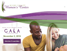Tablet Screenshot of miamivalleywomenscenter.org